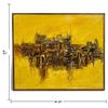 Image 2 : Fred Ken Knight Signed "Siena House (3)" Impasto Oil on Canvas, Framed (25 x 21 in.)