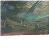 Image 3 : Signed A. Pauls0 Figural Boat Scene Painting on  Board at Sunset (30 x 24 in.)