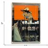 Image 2 : Decorative Mirrored Glass Portrait of Fashionable Woman in Gold-Tone Frame (24 x 34 in.)