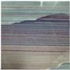 Image 3 : Framed Modernist Fiber Art Coastal Landscape in Mauve, Blue & Cream (40 x 27 in.)