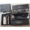 Image 1 : New Flask, 2 Boxes of 2 Itiezzy Belts & 1 Studded Bracelet