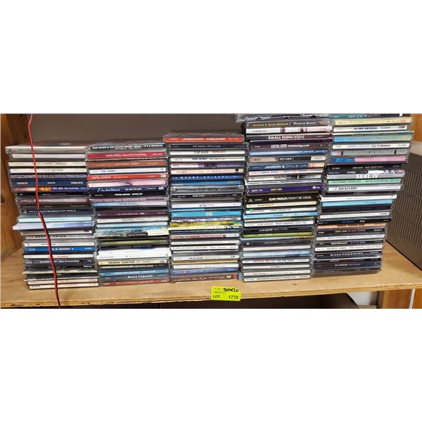 5 Stacks of Music CDs - Wide Variety of Artists and Genres