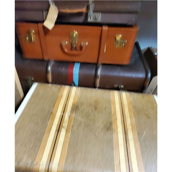 4 Vintage Suitcases