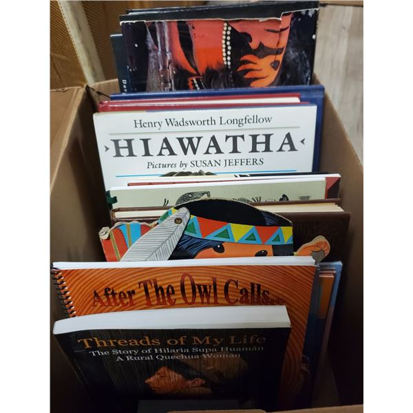 Box of First Nations Themed Books & Children's Books