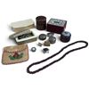 Image 3 : Tray of Trinket Boxes, Garnet Rope Necklace, Personal Size Cherry Tea Caddy & Watch Parts