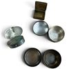 Image 6 : Tray of Trinket Boxes, Garnet Rope Necklace, Personal Size Cherry Tea Caddy & Watch Parts