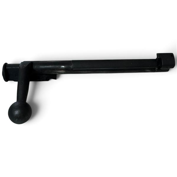 Black-Finished Steel Bolt-Action Rifle Bolt Assembly with Straight Ball Handle