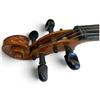 Image 6 : Vintage Wooden Violin with Bow, Hidersine No. 3V Rosin & Fitted Black Wood Case