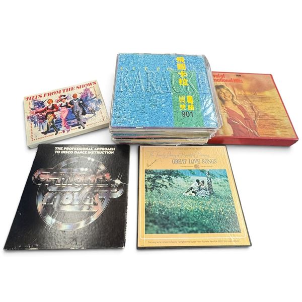 Large Group of LaserDiscs & Music Box Sets, Karaoke, Films, Show Tunes & Easy Listening