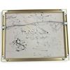 Image 4 : Signed Shelley Evenson Nov. 1993 Abstract Painting in Gold-Tone Frame (14 x 11 in.)