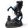 Image 3 : Pair of Spelter Marly Horse Figural Sculptures with Grooms (16 in.)