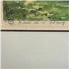 Image 4 : Paul Émile Lecomte "On the Banks of the Etang" Signed Color Etching (17 x 21 in.)