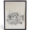Image 2 : Michael Duncan Signed Maritime Pen & Ink Drawings, 1976-1977, Pair (12.5 x 16.5 in.)