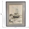 Image 4 : H.J. de Ruiter Steveston B.C. Coastal Art Panels, Pair (14 x 18 in.)