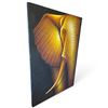 Image 3 : Textured Elephant Portrait Painting on Canvas in Gold & Brown (39.5 x 59 in.)