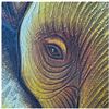 Image 4 : Textured Elephant Portrait Painting on Canvas in Gold & Brown (39.5 x 59 in.)