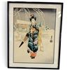 Image 2 : Pair of Hasegawa Sadanobu III Maiko Woodblock Prints, Uchida Art Co., Kyoto