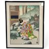 Image 4 : Pair of Hasegawa Sadanobu III Maiko Woodblock Prints, Uchida Art Co., Kyoto