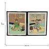 Image 2 : Pair of Hasegawa Sadanobu III Maiko Tea Ceremony & Flower Arrangement Woodblock Prints