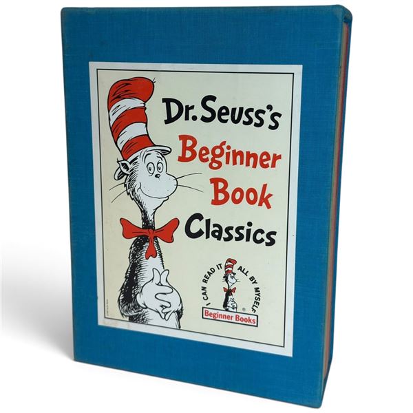 Dr. Seuss's Beginner Book Classics Five-Volume Clothbound Boxed Set in Blue Slipcase