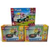 Image 1 : Three LEGO Sets: 2 Creator 3-in-1 Record Players & Friends Ice Cream Truck
