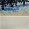 Image 3 : David Peter Hunsberger Winter Evening Color Serigraph 13/40, 1983 (24 x 26 in.)
