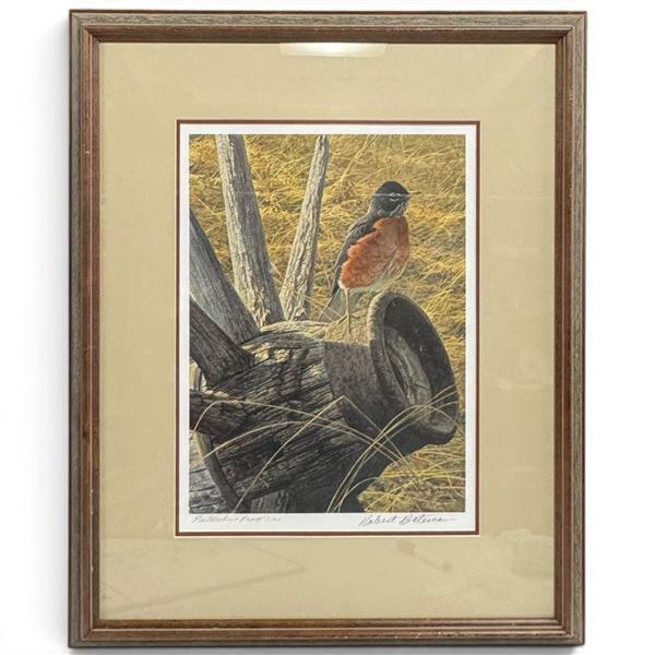 Robert Bateman "New Season-American Robin" Signed Publisher's Proof 3/20 (21 x 25.5 in.)