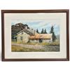 Image 1 : Jack Reid CSPWC "Murphy Place" Original Watercolor, Framed (29.5 x 22.5 in.)