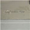 Image 3 : Brian Kelley "Cyclamens" Signed Stone Lithograph 43/50, Framed (38 x 31 in.)