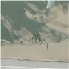 Image 4 : Brian Kelley "Cyclamens" Signed Stone Lithograph 43/50, Framed (38 x 31 in.)