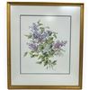 Image 1 : Caren Heine AFCA 'Lilac Time' Signed Floral Watercolor, Framed (26.5 x 30.5 in.)