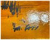 Image 3 : Four Rustic Autumn Landscape Paintings, Signed M. Fort?, 3 Framed (Squares 14 x 14 in.)