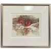 Image 1 : Signed Brian R. Johnson RI "Winter Patterns" Watercolor, Victoria BC (21 x 24 in.)