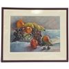 Image 1 : Tom Powell 1994 Pastel Fruit Still Life, Signed & Framed (24 x 19.5 in.)