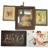 Image 3 : Eight-Piece Group of Vintage Framed Prints, Portraits, Naval Photograph & Wall Art