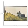 Image 8 : Russell Woodall Signed & Dated 1970-71 Framed Architectural Canvas Works, Set of 3