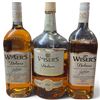 Image 1 : 3 J.P. Wiser's Deluxe Canadian Whisky Bottles, 1.14 L & 1.75 L, Two Open