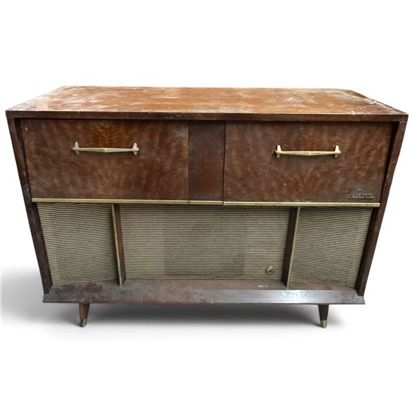 Viking High Fidelity Radio-Phonograph Console with Garrard RC121 Mk II (42 x 17 x 30 in.)
