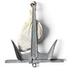 Image 1 : Danforth 12-R Galvanized Utility Marine Anchor with Bag of Chain (25 x 30 in.)