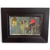 Image 1 : Robert Bateman Scarlet Tanager & Alder Blossoms Framed Wildlife Print (18 x 13.5 in.)