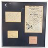Image 1 : Framed Man of La Mancha Program & Autographs, Kiley & Martino (14.5 x 14.5 in.)