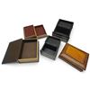Image 2 : Group of Gilt-Decorated Faux-Book Storage Boxes & Carved Wooden Keepsake Box