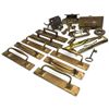 Image 2 : Antique Brass & Iron Architectural Door Hardware incl. Corbin Lock, Pulls, Knobs & Keys