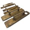 Image 4 : Antique Brass & Iron Architectural Door Hardware incl. Corbin Lock, Pulls, Knobs & Keys