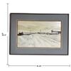 Image 2 : D.R. Dawson 1969 Signed Oil on Canvas Winter Farm Landscape (29 x 20.5 in.)