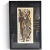 Image 1 : Signed Limited Edition 'Women Musicians' Color Relief Print, 29/40 (19 x 29.5 in.)