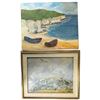 Image 1 : Two Coastal Paintings, One Signed Scott & E.F. Daniel West Shore