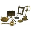 Image 1 : Mixed Art Nouveau & Arts and Crafts Brass Desk Accessories, Berndorf Dish & Frame