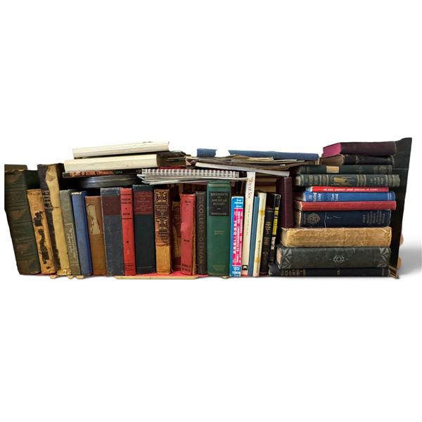 Mixed Vintage Books, Manuals & Ephemera: Literature, History, Reference & Travel