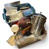 Image 2 : Mixed Household, Sports & Decorative Collectibles with Glassware, Football & Metal Pail